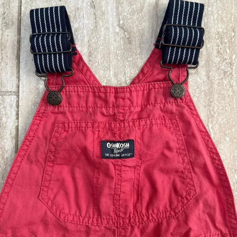 Oshkosh-b-gosh Red Dungarees-overalls